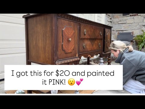 Видео: Якобинский буфет за 20 долларов в РОЗОВОМ цвете!