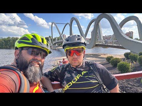 Видео: Мост ВОЛНА Киев Остров ОБОЛОНСКИЙ