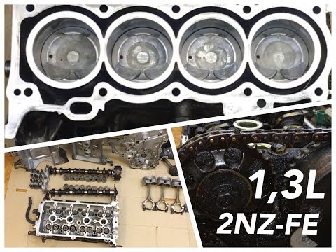 Видео: Ремонт двигателя Тойота 2nz fe  Toyota 2nz-fe engine repair