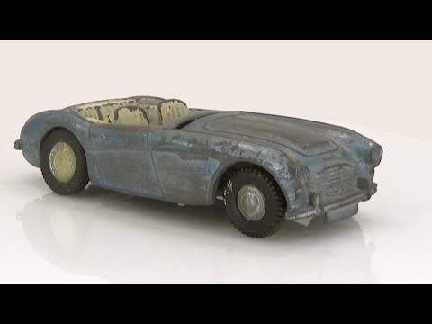 Видео: Индивидуальная реставрация Spot-On Austin Healey № 105. Литая модель игрушки.