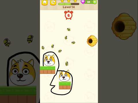 Видео: Save The Dog — Level 14 🐶🔥 #shorts #savethedog #gaming