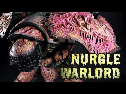 Видео: Ржавчина, гниль и руины: рисование титана Нургла Хаоса-полководца