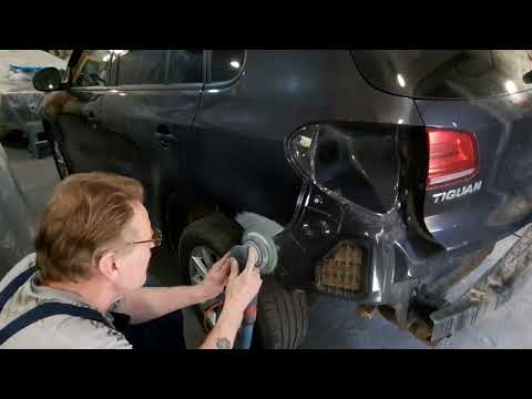 Видео: Volkswagen Tiguan (#2) - ПРОБЛЕМА, КОРРОЗИЯ задних крыльев - УСТРАНЯЕМ. Ремонтируем и красим.