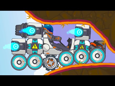 Видео: Построил Луноход RoverCraft #4 Марс. Прохождения на Машинки Кида