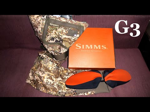 Видео: Simms G3 Guide Stockingfoot River Camo. Вейдерсы, анбоксинг и краткий обзор.