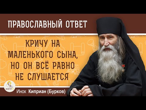 Видео: КРИЧУ НА СЫНА, но он всё равно НЕ СЛУШАЕТСЯ. Инок Киприан (Бурков)