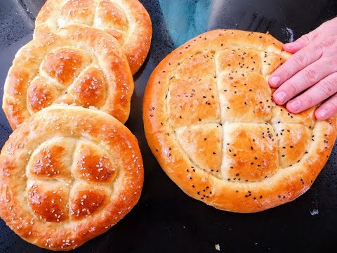 Видео: ТУРЕЦКАЯ ЛЕПЕШКА / Я не устаю их готовить! Красивая, вкусная и простая в приготовлении