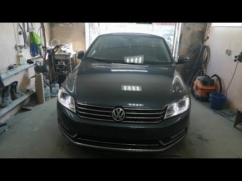 Видео: Пассат Б7. Финалочка. Как покрасить под завод.