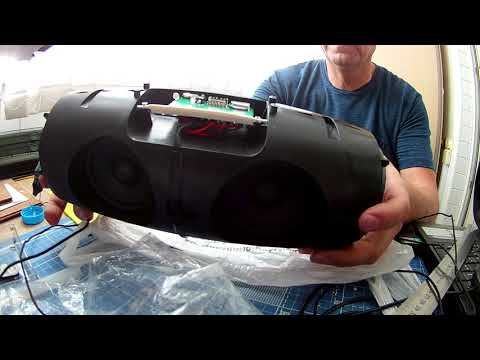 Видео: Ремонт Китайской колонки бум бокса (Boombox)