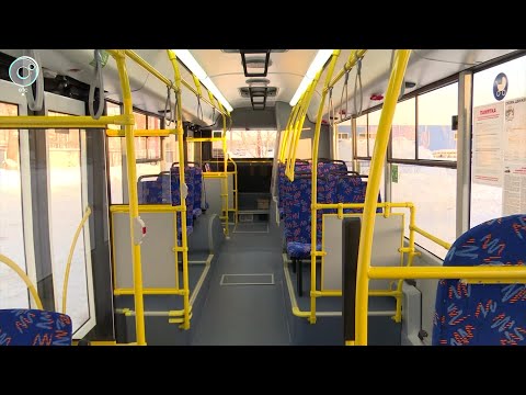 Видео: 15 новых автобусов выходят на маршруты в Новосибирске