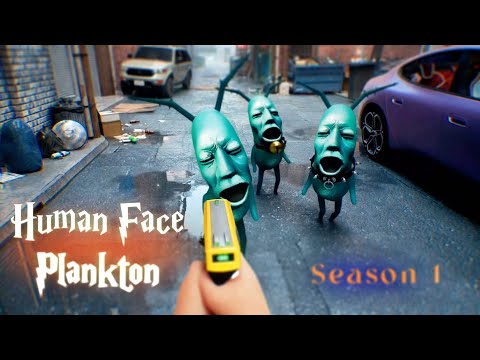 Видео: Планктон с человеческим лицом, сезон 1 #мультфильм #смешной #планктон