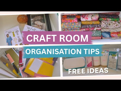 Видео: Доступные идеи организации пространства для небольших комнат для рукоделия.