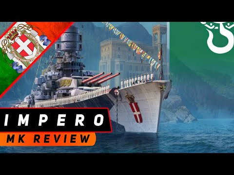 Видео: ЛИНКОР IMPERO! ГЛАДИАТОР ИМПЕРИИ! МИР КОРАБЛЕЙ