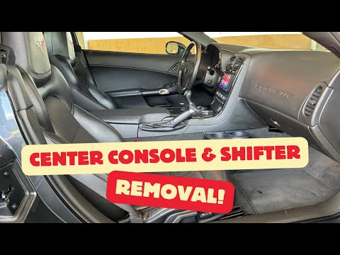 Видео: Модернизация стереосистемы Corvette C6 — снятие центральной консоли, заводского радио и ручки пер...