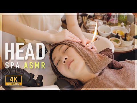 Видео: ASMR / Спа-массаж головы и массаж головы для супер-расслабления