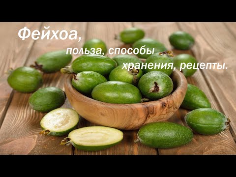 Видео: Способы хранения фейхоа в домашних условиях