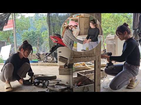 Видео: Гениальная девочка отремонтировала и заменила цепь и звездочку для клиента.