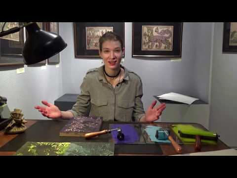 Видео: Мастер-класс по ксилографии "Рассвет"