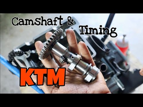 Видео: Установка и регулировка распредвала — KTM Duke 390