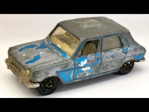 Видео: Реставрация мажоретки Simca 1100 №234. Литая модель игрушки.