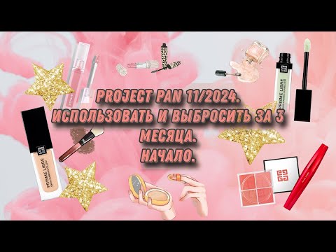 Видео: Project pan 11/2024. Использовать и выбросить за 3 месяца. Начало проекта 🤩💚 .