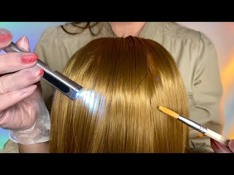 Видео: АСМР Детальный осмотр кожи головы и волос • Трейсинг • РАССЛАБЛЯЙСЯ И ЗАСЫПАЙ! ASMR Scalp exam