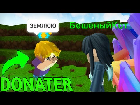 Видео: Притворился БОГАТЫМ НУБИКОМ и Доначу за ЗЕМЛЮ - Блокмен го Скайблок