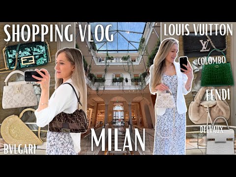 Видео: ВИДЕОБЛОГ О РОСКОШНОМ ШОПИНГЕ В МИЛАНЕ🍕Флагманский магазин Louis Vuitton, Bvlgari, Fendi, Colombo...