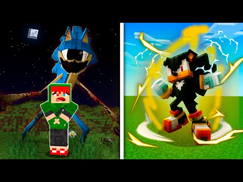 Видео: Я стал Шэдоу и сразился с Sonic.EXE в Minecraft!!
