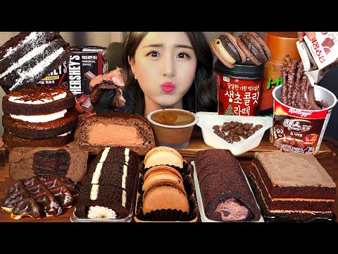 Видео: Круглосуточный магазин Шоколадный Десерт АСМР 🍫 Шоколадный торт Сливочный хлеб Мукбанг