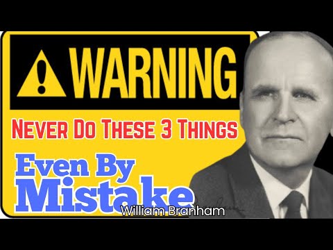 Видео: 3 вещи, которые никогда нельзя делать, даже по ошибке или в шутку.
