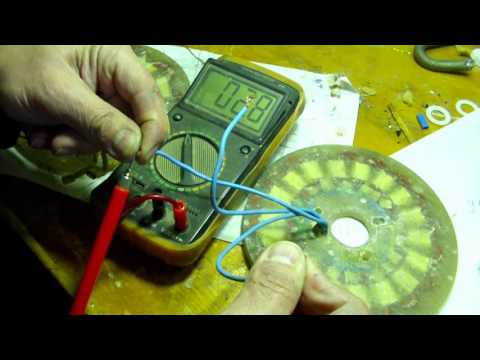 Видео: Что лучше 3 к 2, или 3 к 4 Тест статора аксиального генератора