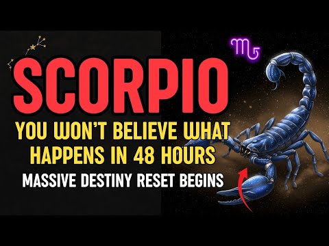 Видео: Скорпион — вы не поверите, что произойдёт за 48 часов! Начинается масштабная перезагрузка судьбы