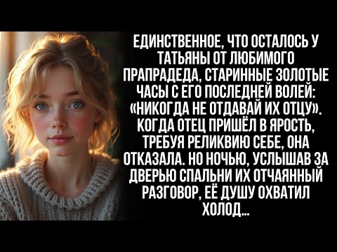 Видео: После похорон прадеда Тане достались его золотые часы. Но услышав разговор родителей…