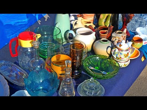 Видео: субботняя барахолка, Рига, 16 апреля