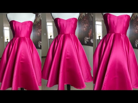 Видео: Как раскроить и сшить платье-клеш Boobtube на 720 градусов | Подробное руководство