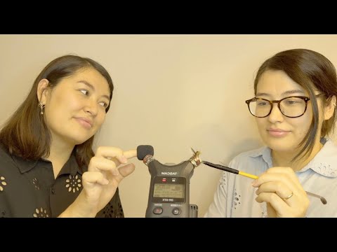 Видео: АСМР 👯‍♀️ Две меня. Звуки, будто чистят уши | Twin Effect. Ear Cleaning Sounds #asmr #асмр