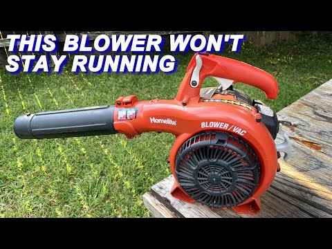 Видео: Ремонт вентилятора Homelite, который перестал работать.