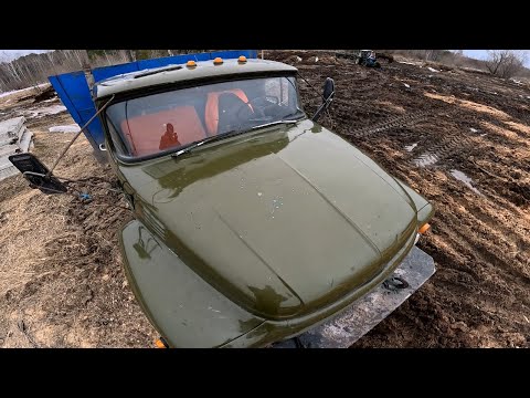 Видео: Работа на ЗИЛ-130! НИВА делает вещи!