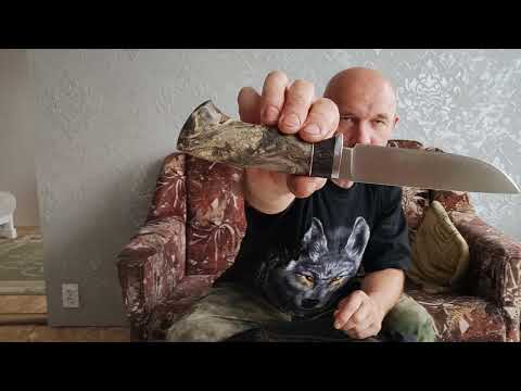 Видео: Нож из стали VANADIS 10 , CPM MagnaCut.