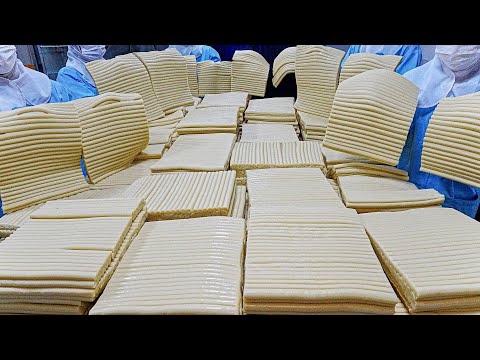 Видео: Массовое производство корейских наборов для приготовления токпокки