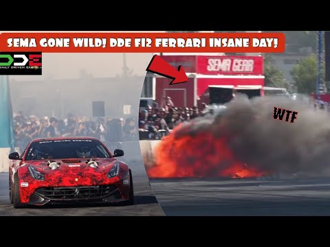 Видео: УЖАСАЮЩАЯ АВАРИЯ!!😯СЕМА ХУНИГАН БЁРНЯРД! DDE F12 FERRARI (СУМАШЕЧНЫЕ СЪЁМКИ!) АЛЕКС ЧОЙ УЭСТЕН ЧЭ...