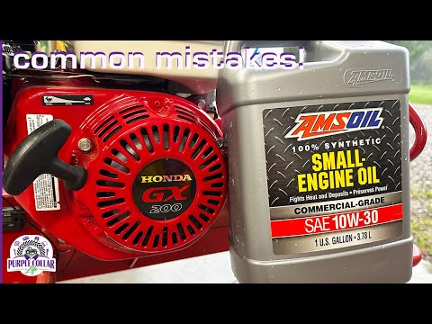 Видео: Две распространённые ошибки, которые могут испортить ваш малолитражный двигатель Honda GX200