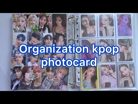Видео: Организация карт (G)I-Dle,Twice,TXT,Aespa,ITZY/Organization kpop photocard/kpop photocard collection