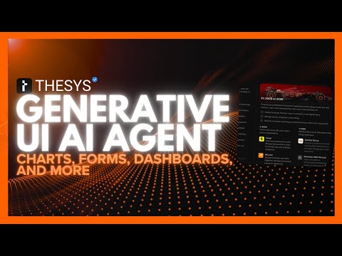 Видео: Thesys C1: первый в истории API генеративного пользовательского интерфейса — создавайте интеракти...