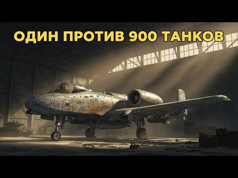 Видео: "БОРОДАВОЧНИК": САМОЛЕТ, ПОСТРОЕННЫЙ ВОКРУГ ОДНОЙ ГИГАНТСКОЙ ПУШКИ
