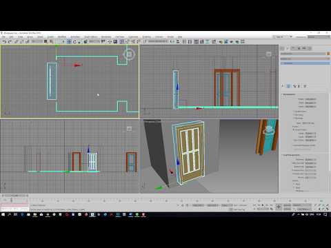 Видео: Двери в 3ds Max при помощи инструмента doors