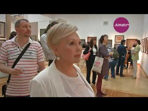 Видео: В Алматы открылась выставка работ Сергея Калмыкова