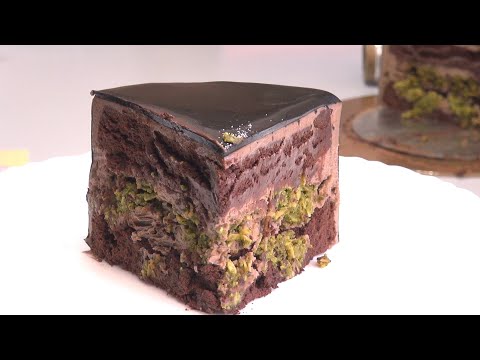 Видео: Три вкуса ШОКОЛАДА Дубайский торт/Three flavors of CHOCOLATE Dubai cake