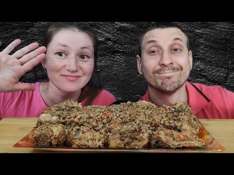 Видео: МУКБАНГ КУРИЦА С ГРЕЧКОЙ | MUKBANG CHICKEN WITH BUCKWHEAT  | #chicken #курица #mukbang #asmrrussia